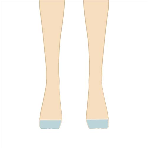 男性脱毛　足指