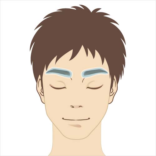 男性脱毛　まゆげ